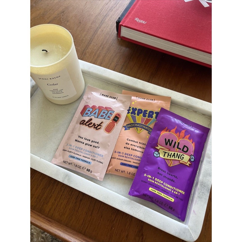 (3) Mane Club Hair Mask BUNDLE Babe Alert, Expert Procrastinate, Wild Thang NEW